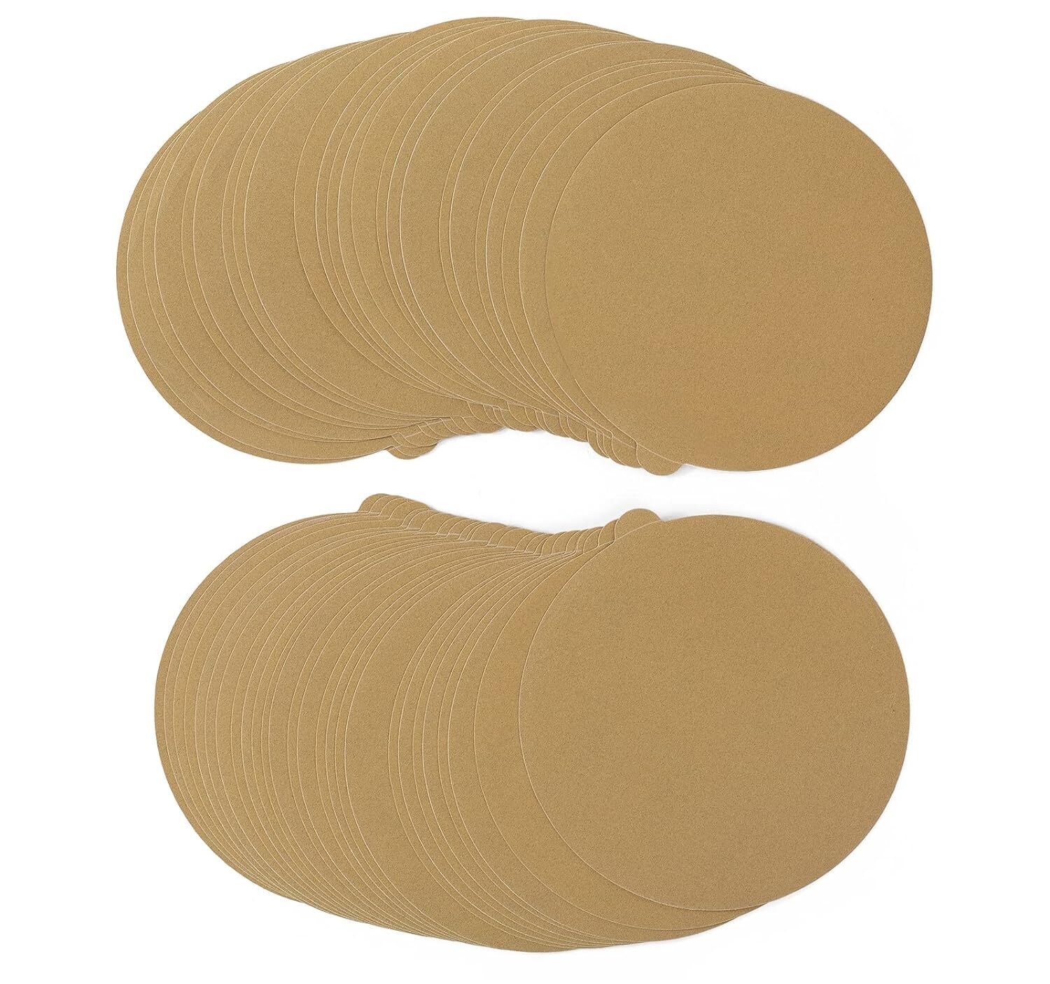 50PCS 6 inch PSA Self Adhesive Sanding Discs 40-800 Grit Orbital DA Sander Paper