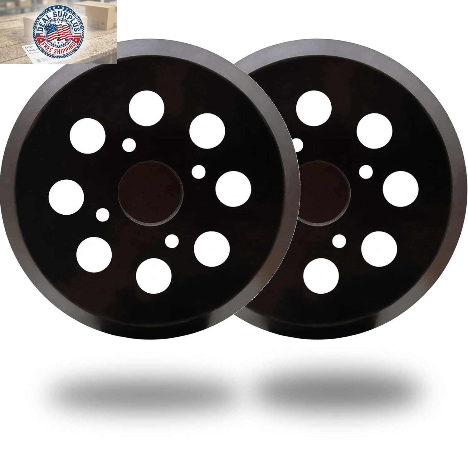 2 Pack 5 Inch 8 Hole Hook-And-Loop Replacemet Sanding Pad for SKIL SR211601 SR66