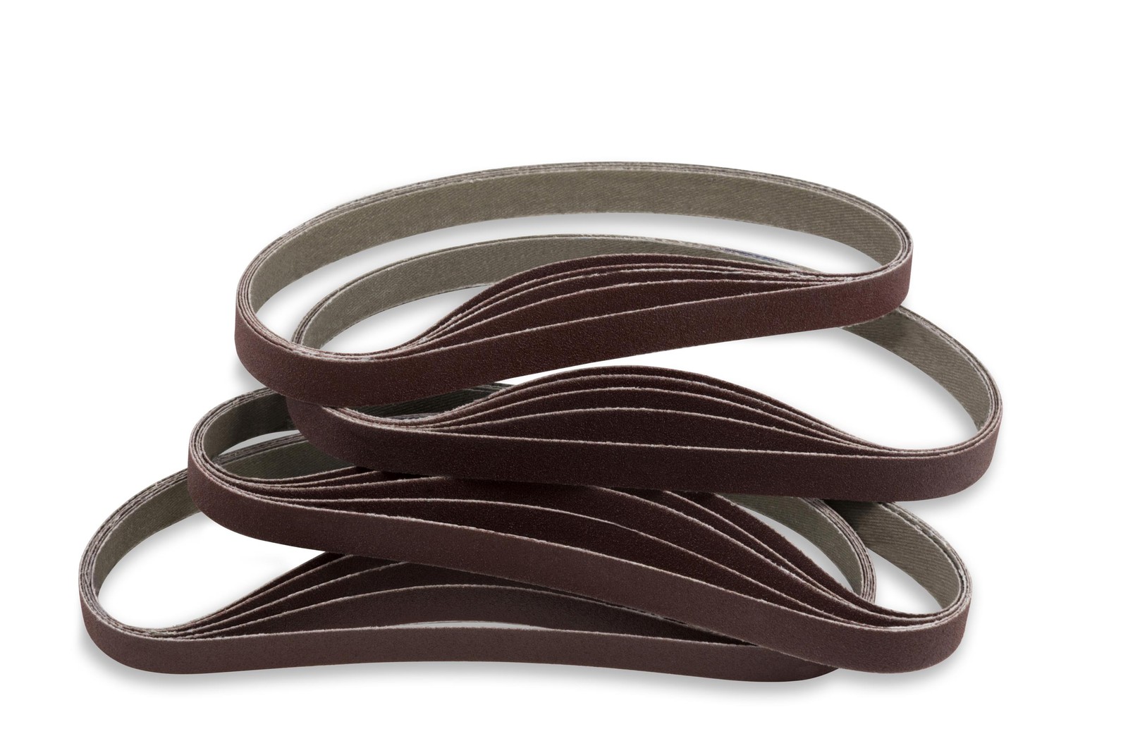 3/4 X 20 1/2 Inch 36 Grit Aluminum Oxide Air File Sanding Belts, 10 Pack