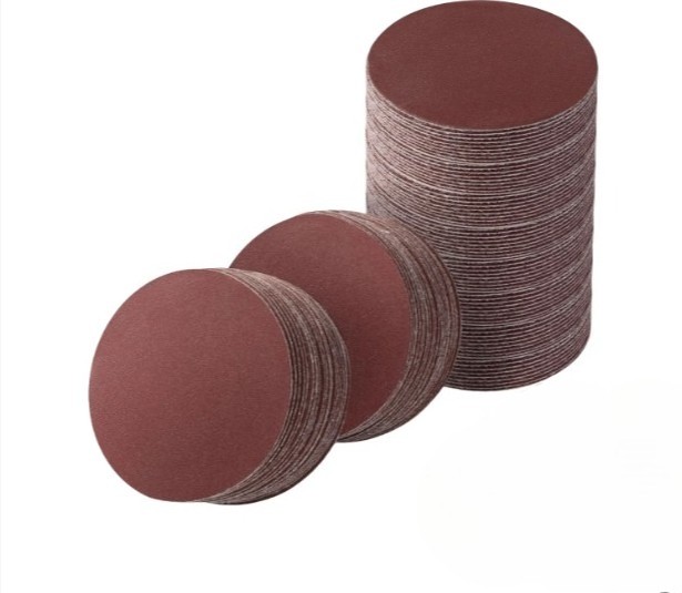 500PCS 2″ 50mm Hook&Loop Sanding Discs P40 No Hole Set for Wood Metal Steel