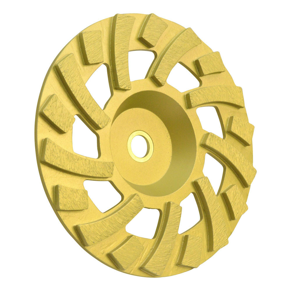 7″ x 7/8″-5/8″ Super Turbo Hard Concrete Grinding Diamond Cup Wheel 18 Segments
