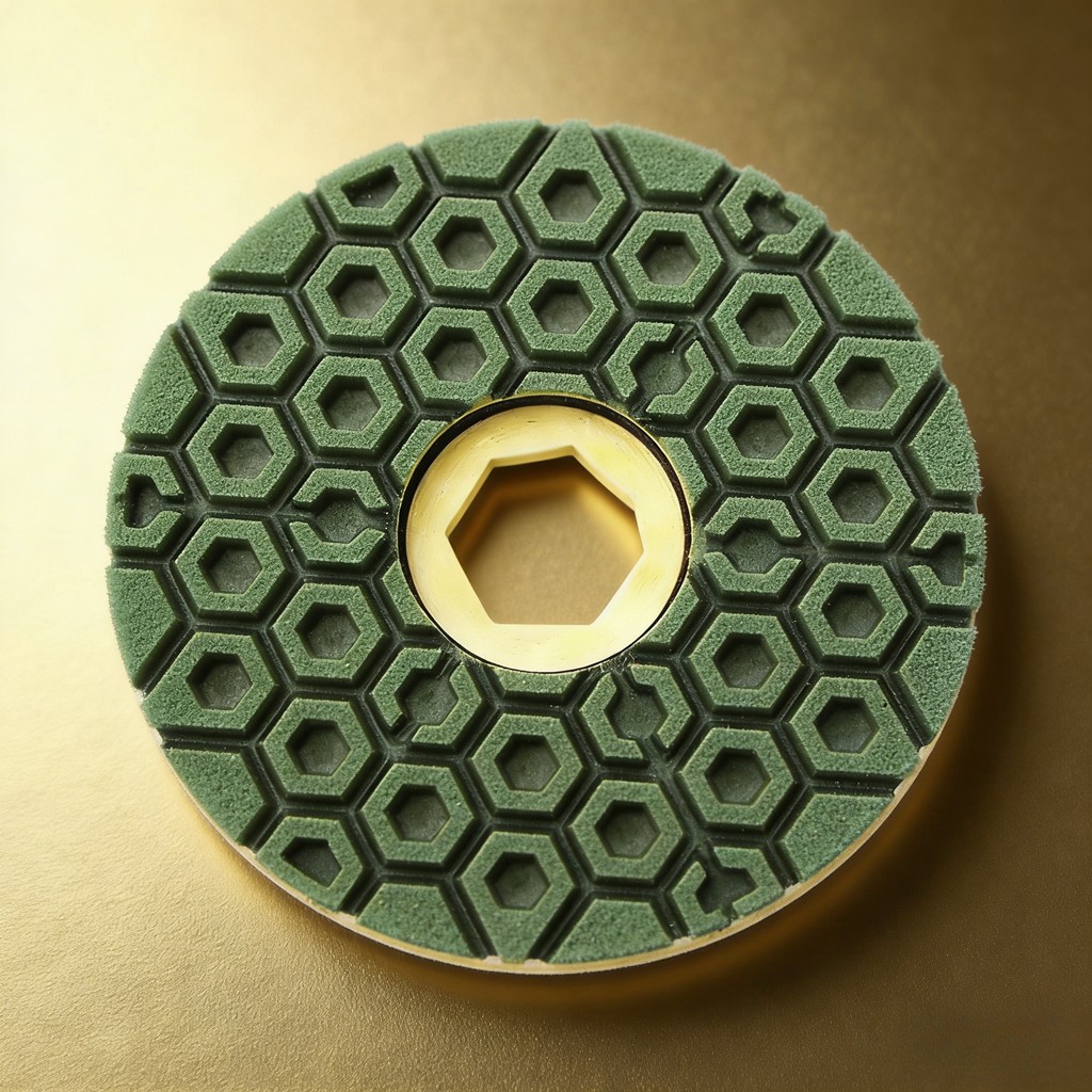 6″*7.5mm diamond edge grinding wheel back with snail clasp connection