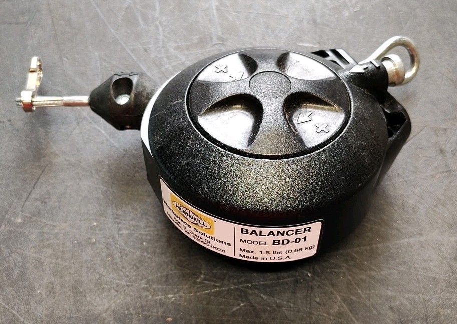 HUBBELL BD-01 TOOL BALANCER 1 LB SWIVEL MOUNT RETRACTABLE HOLDER MOUNT WRENCH