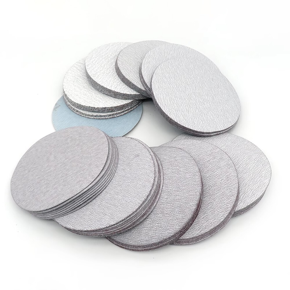 50mm Dry Sanding Discs 2″ Hook And Loop Abrasive Sandpaper Pads 60#-1200# Grit