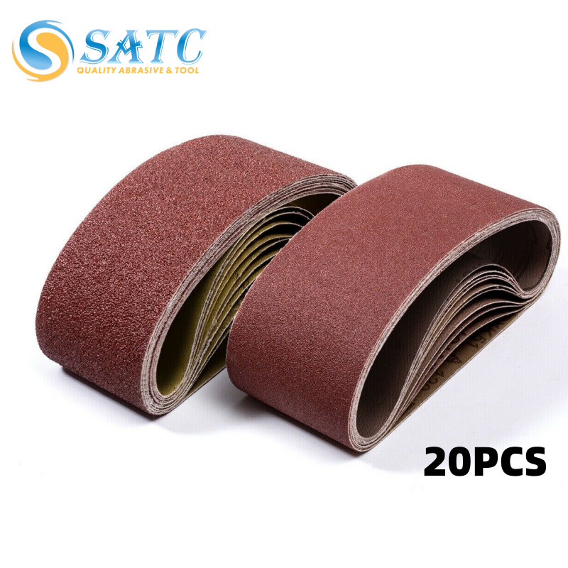 40 PCS 3×18 in Sanding Belts 40 60 80 120 150 240 400 Grit Belt Sander Sandpaper
