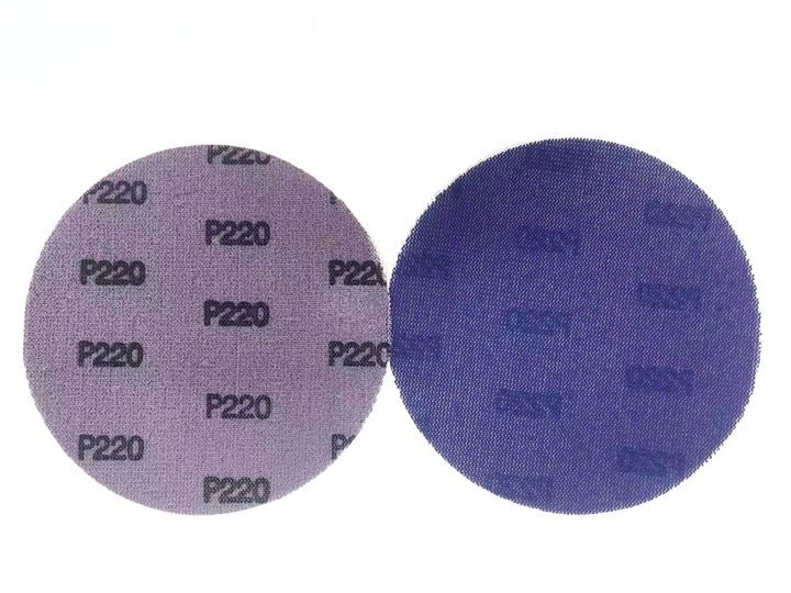 100PCS 6″(150mm) Hook&Loop Mesh Sanding Discs, P80/P120/P180/P220/P320 for Metal