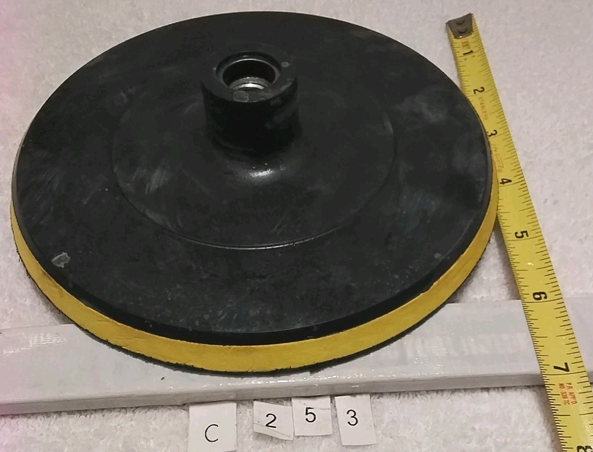 TITAN TOOL 7″ 5/8″×11 TREAD H OOK& LOOP BACKING PAD