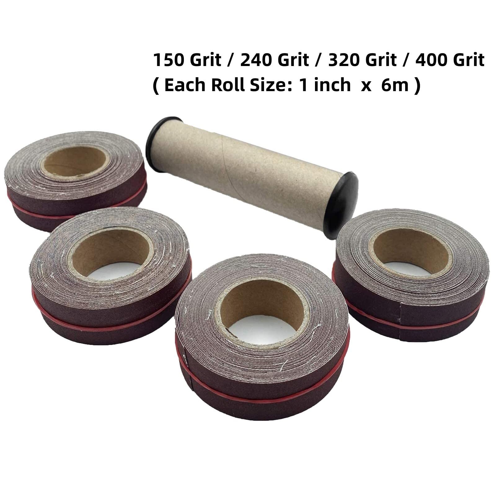 Emery Cloth Sandpaper Roll Aluminum Oxide Coarse To Fine Grit Grinding Polishing
