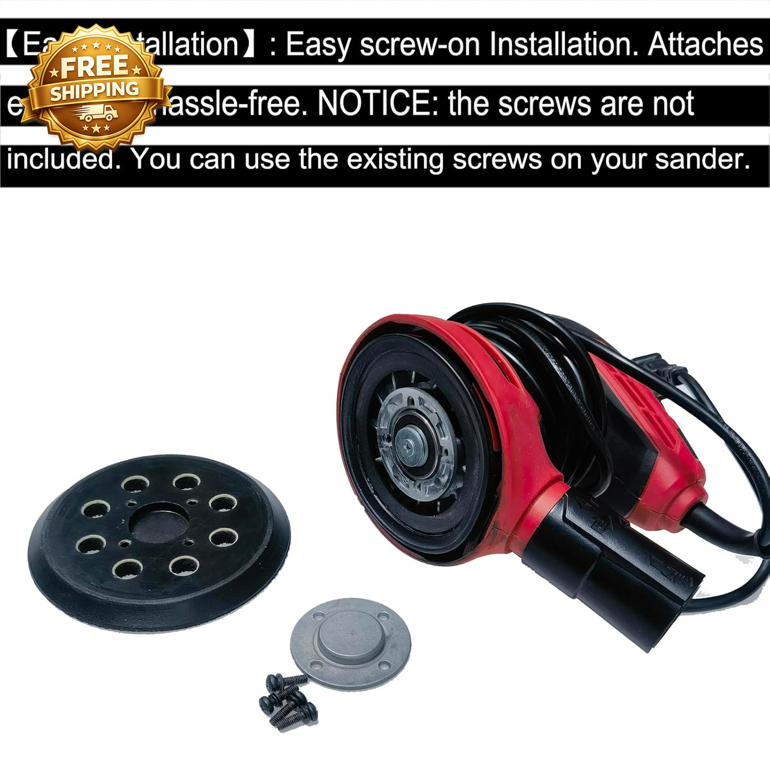 2 Pack 5 Inch 8 Hole Hook-And-Replacemet Sanding Pad for SKIL SR211601