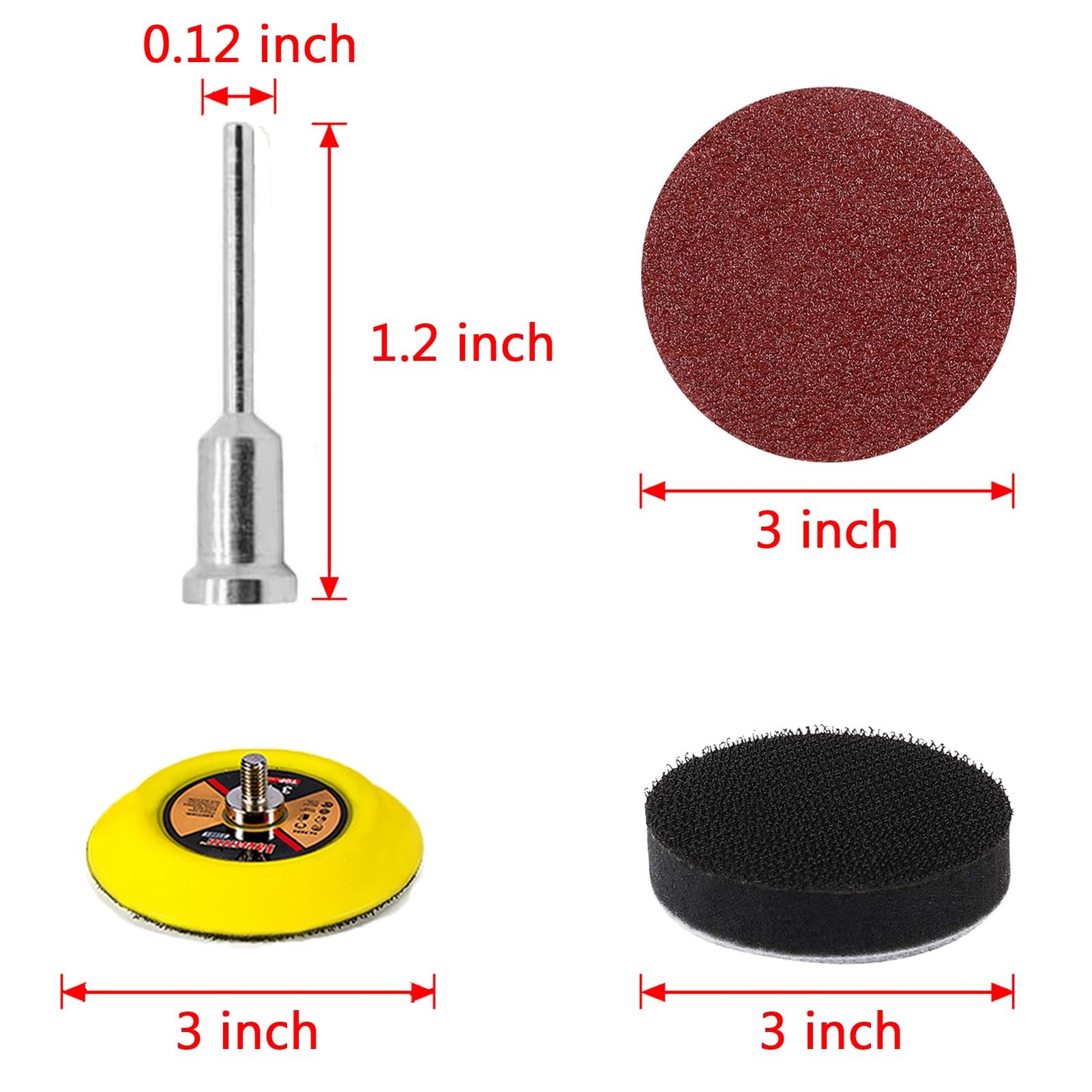 320PCS 3 Inch Sanding Discs, Headlight Restoration Kit 40-2000 Grit Assortmen…