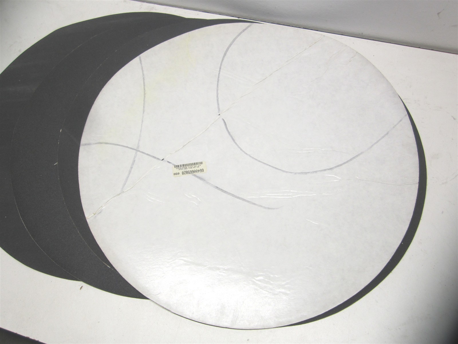 (665828) 20″ Fine 120G PSA Aluminum Oxide Adhesive Backed Sanding Disc – Qty 5