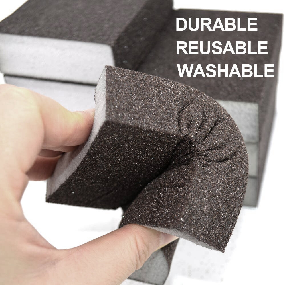 6 pcs Drywall Sanding Sponge Set Wet Dry Foam Sand Paper Blocks Pads 60-220 Grit