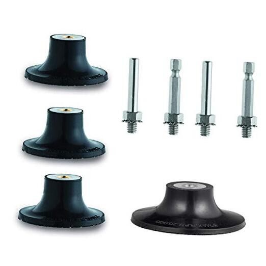 Tshya Quick Change Disc Pad Holder – 4 Pack Twist on Disc Roll Lock 2/3in