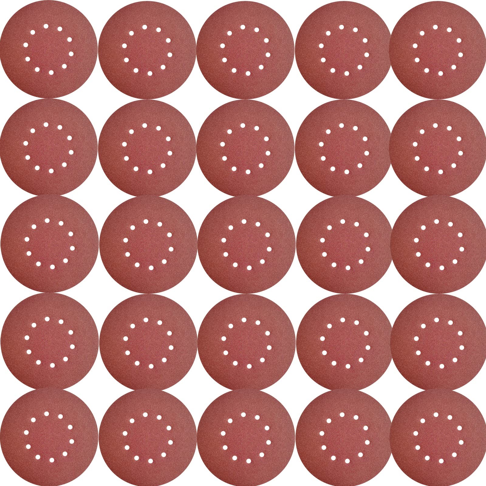 9-Inch 10 Hole 120 Grit Drywall Sandpaper 50 Pack for Sander and Finishing