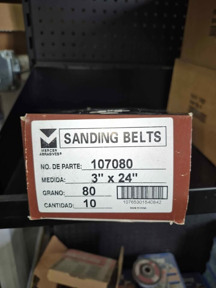 New Mercer 107080 3″x24″ Sanding Belts (10 Count)