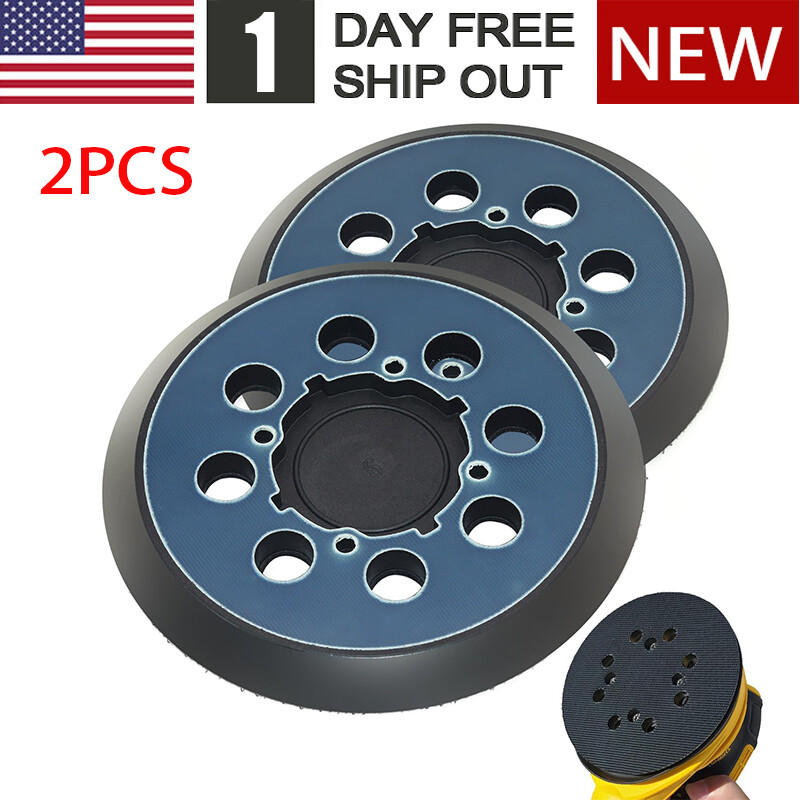 2x 5″ Orbital Sander Pads 8-Hole 4-Screw for Dewalt DWE6423/6423K, DWE6421/6421K