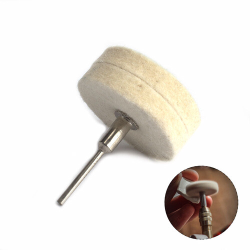 2 Inch Wool Felt Buffing Pad Polishing Wheel Grinding Disc With 1/8″ 1/4″ Shank