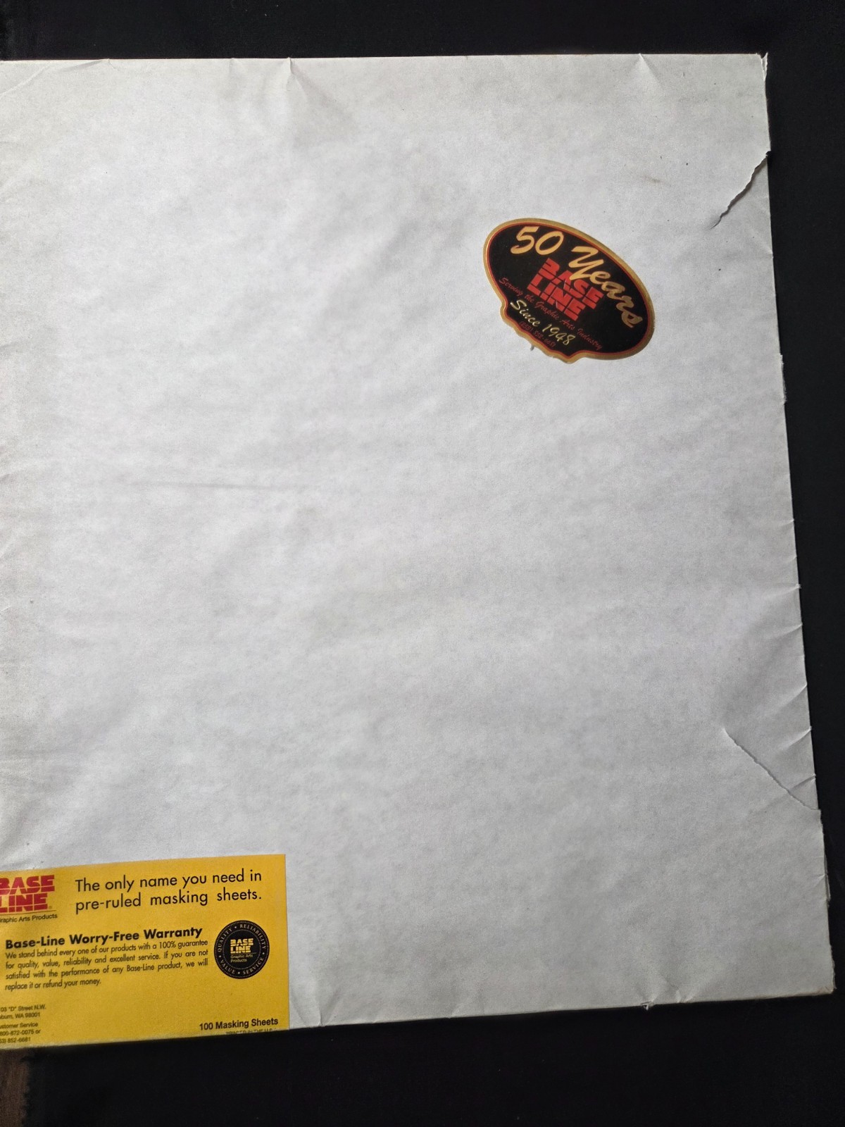 Ryobi 480, 500 Masking Sheets, Package of 100 KR480