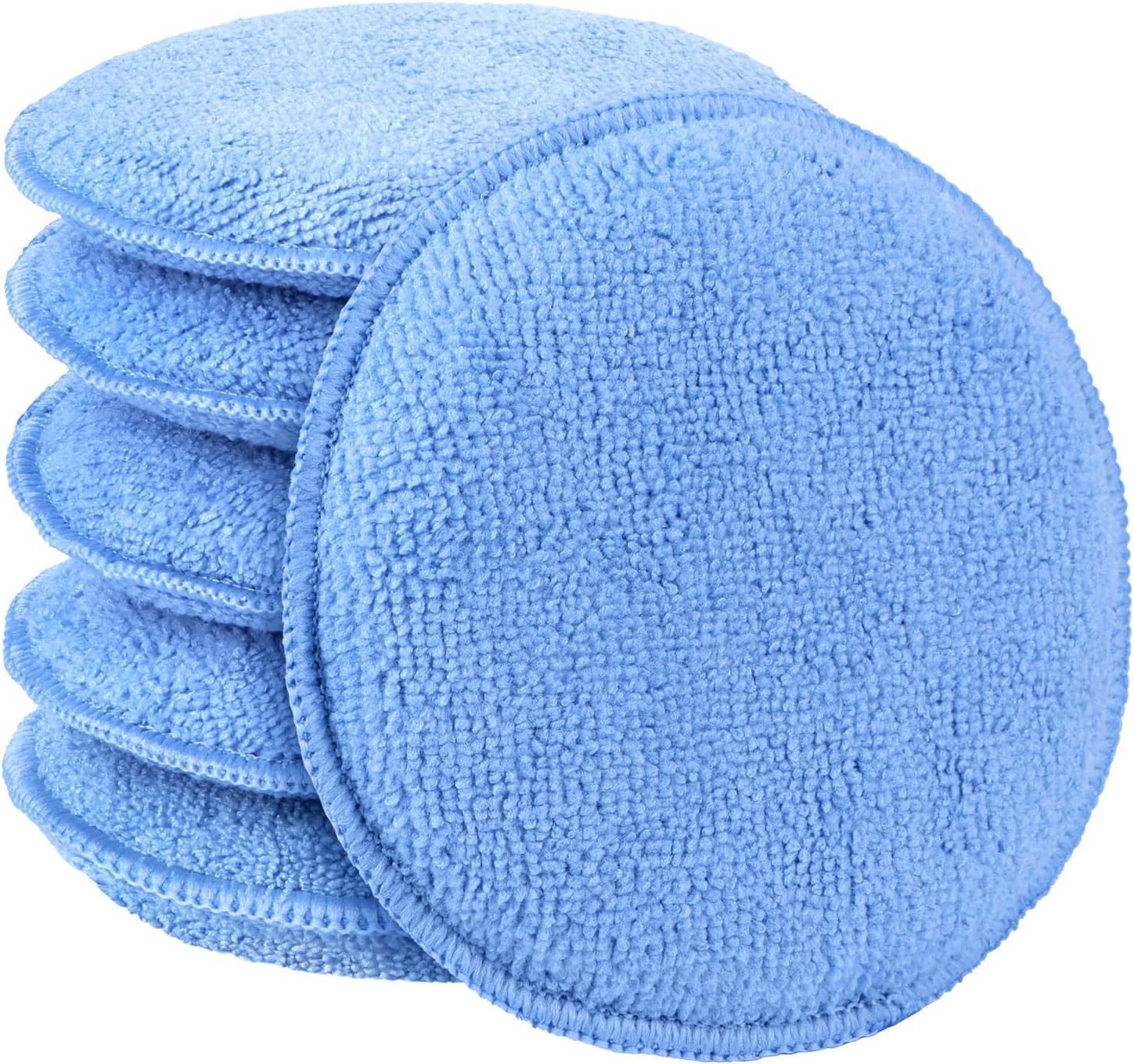 Car Wax Applicator Pad, Microfiber Applicator Pad for Buffing & Detail Polishing