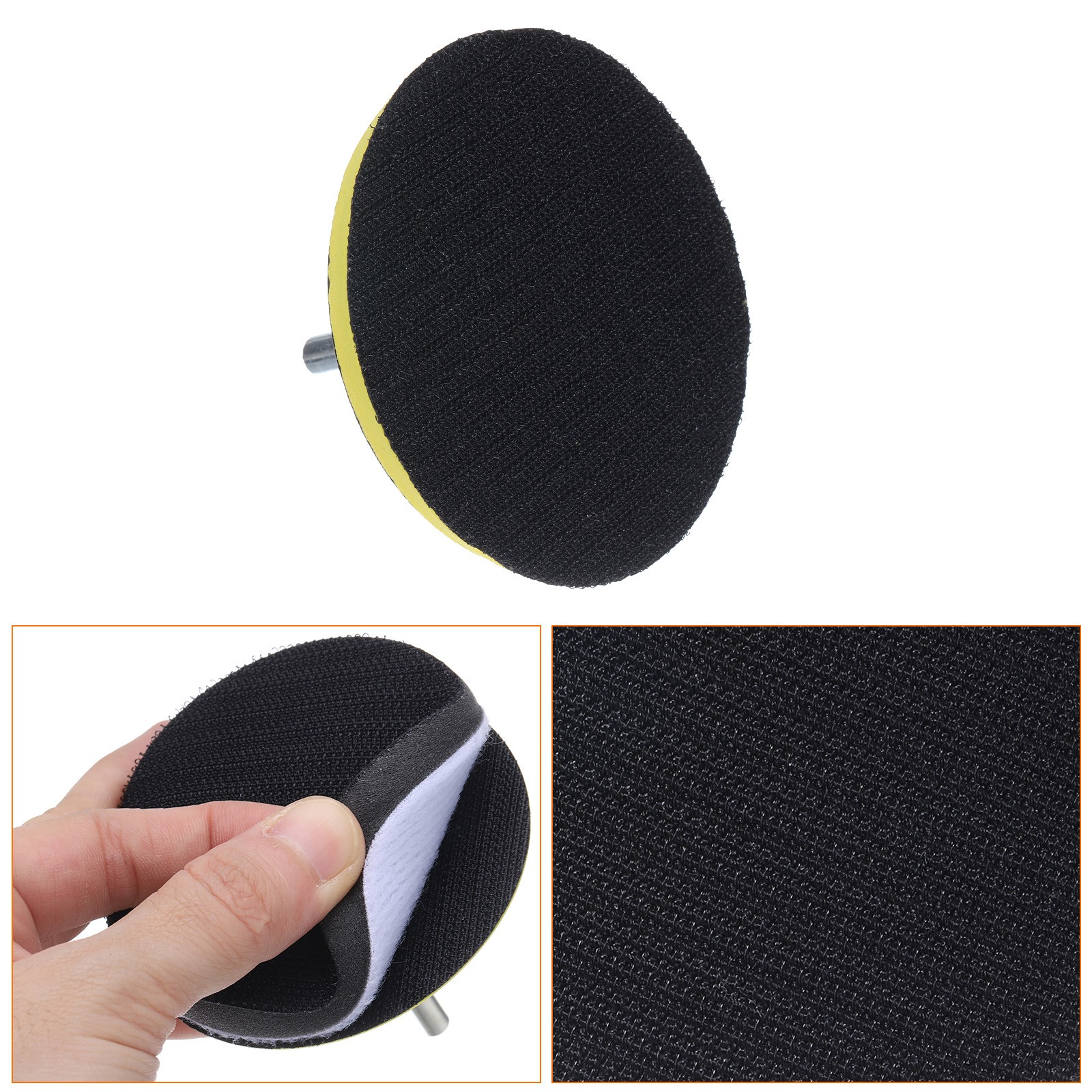 4 Inch Hook and Loop Sanding Disc Pads M14 Shank, 1 Set 2pcs