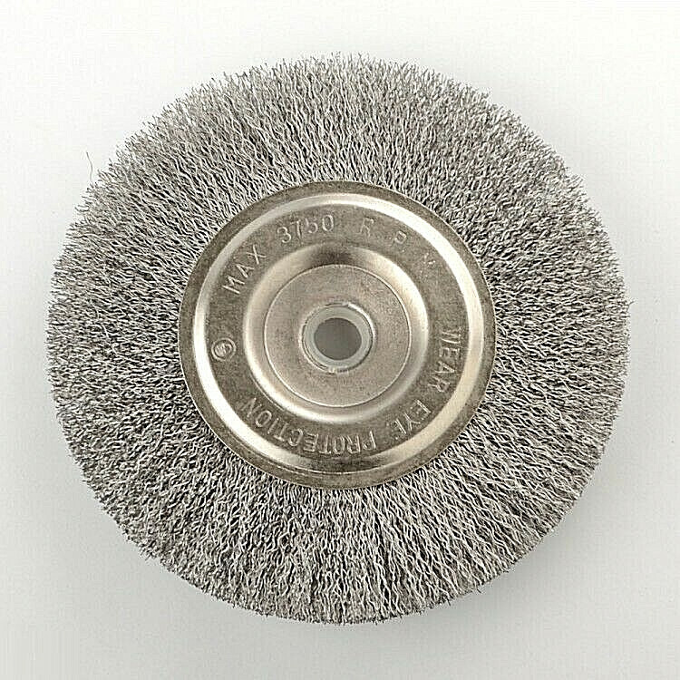 2/3/4/6/8″ STEEL WIRE WHEEL/CUP BRUSHES FOR BENCH GRINDER 1/4 5/8 1/2 ARBOR