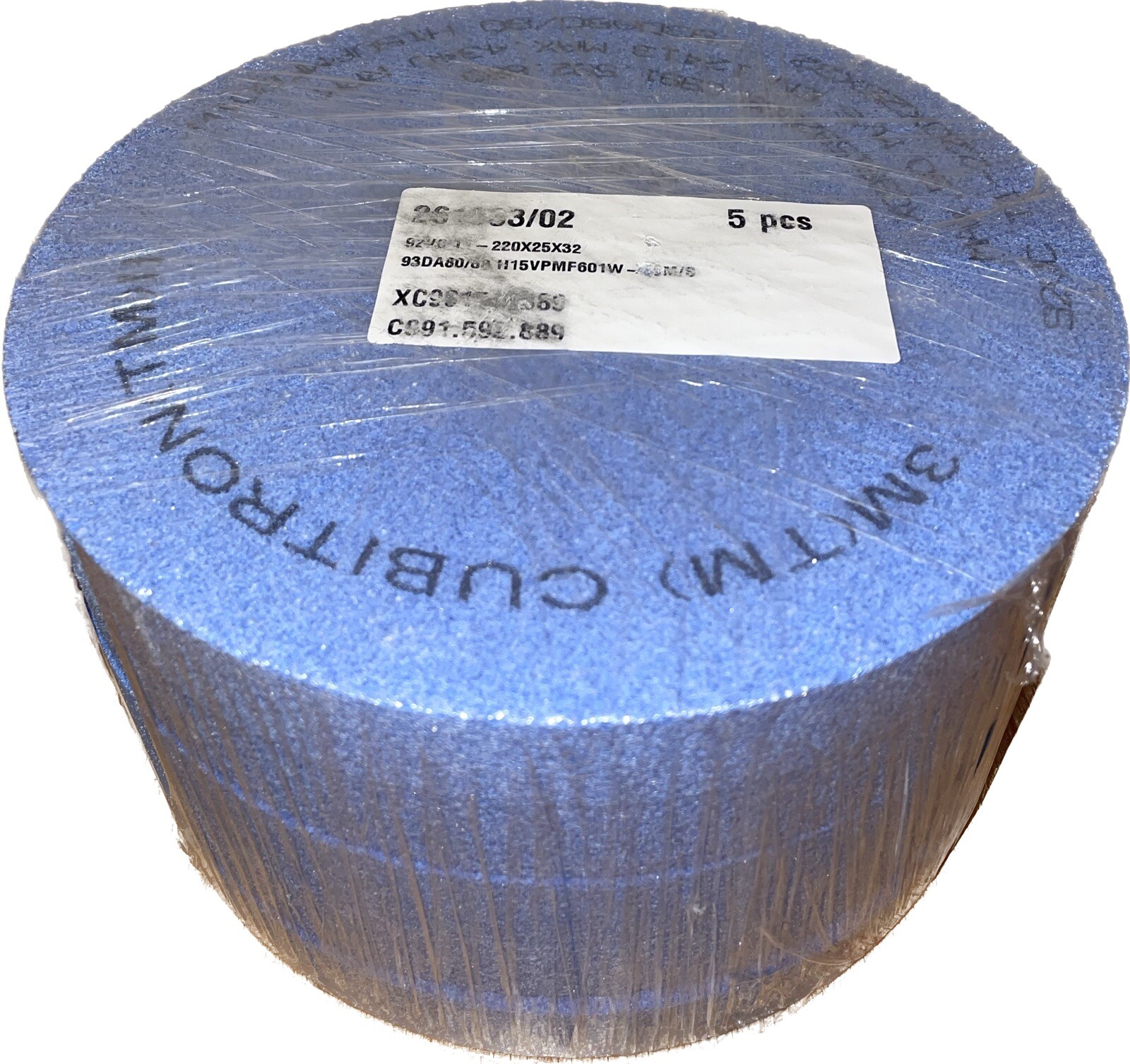 3M Cubitron II Vitrified Grinding Wheel – 220x25x32mm 5 Units