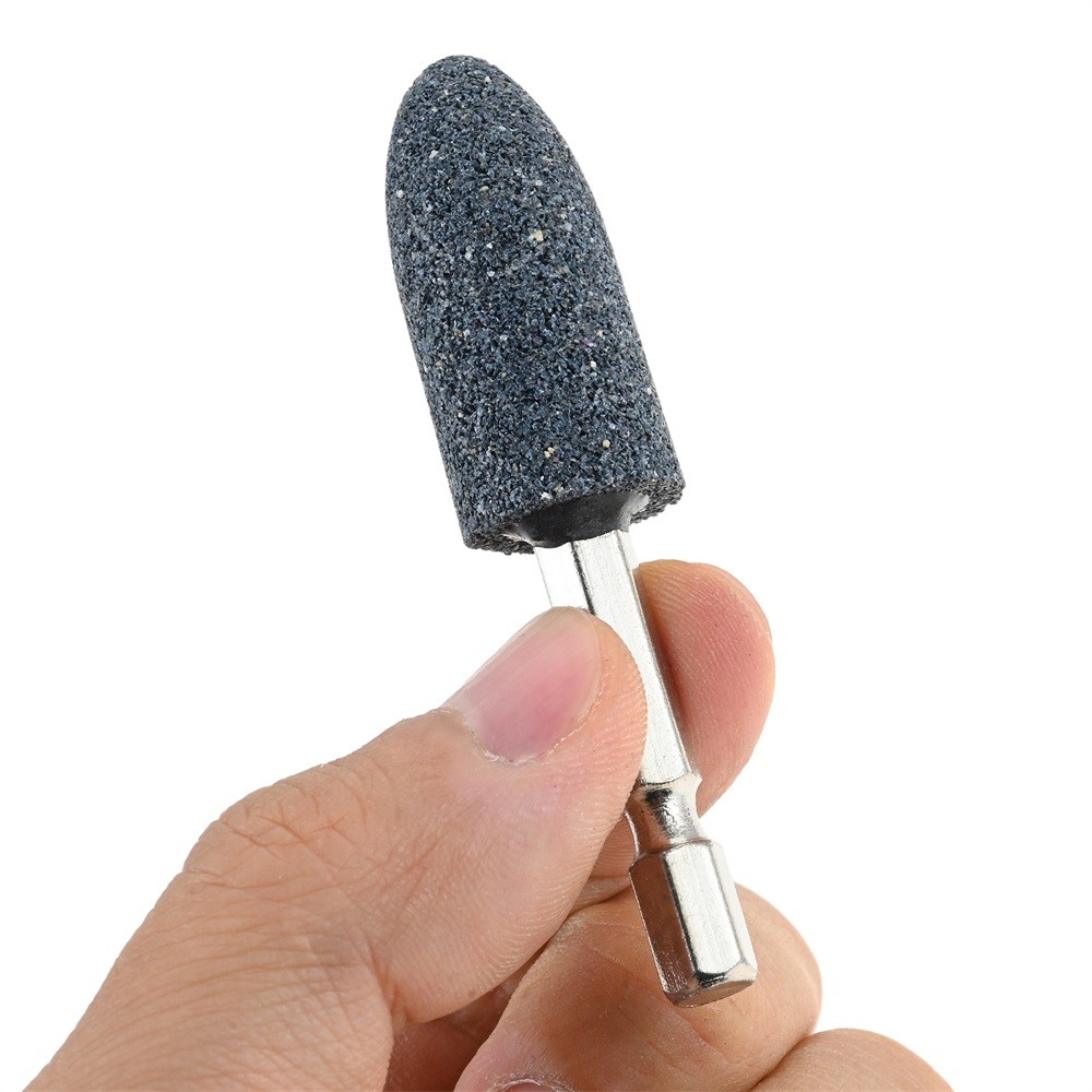 8PCS Assorted Drill Grinding Stones 1/4 Inch Shank Various Shape Aluminum Oxide