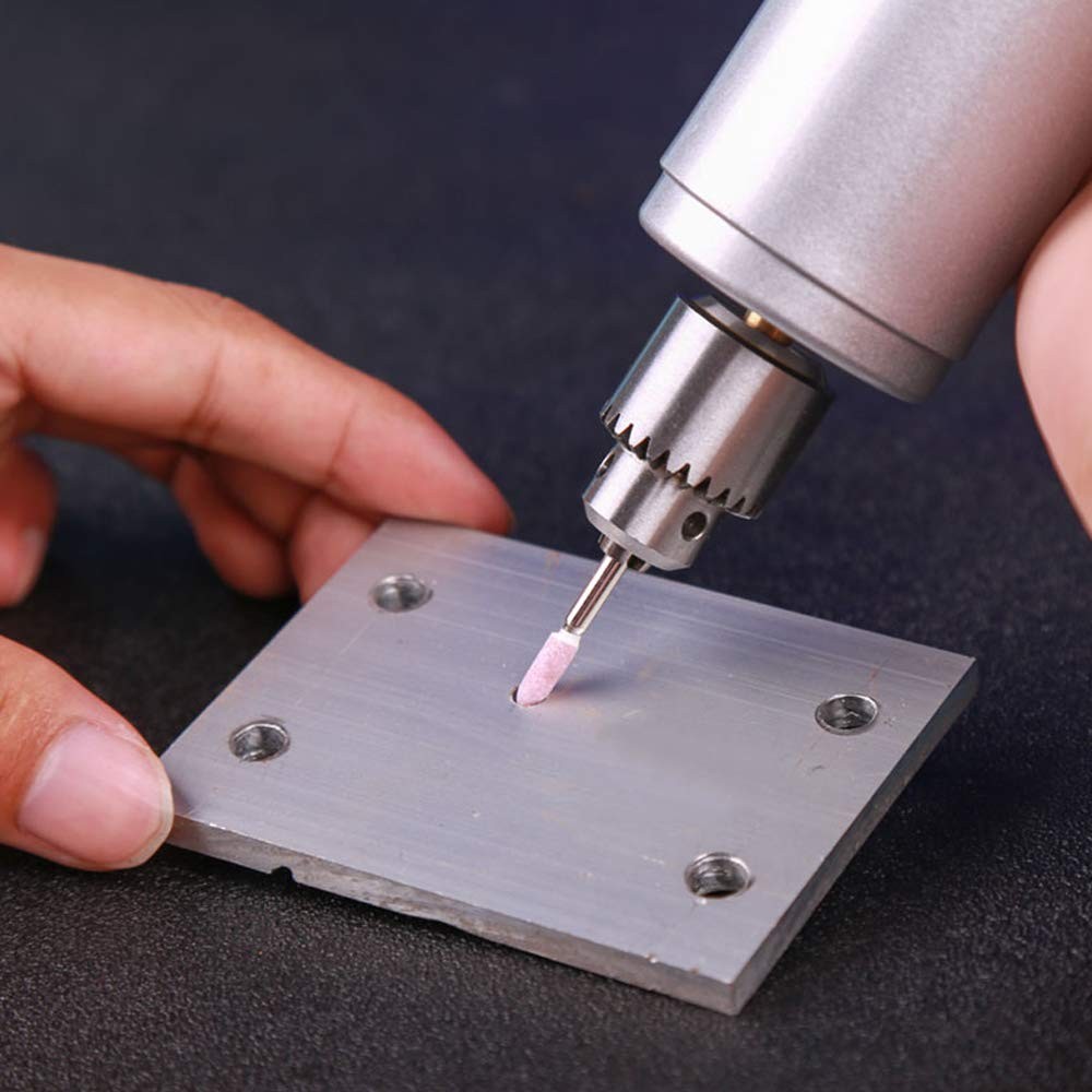 10 Pcs 1/8 Shank Abrasive Mounted Stone Rotary Tool