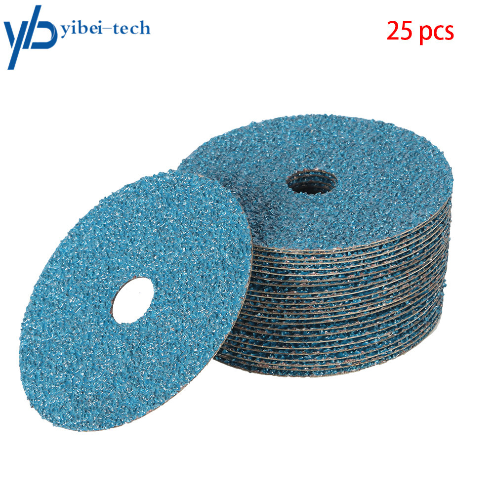 25Pack 24 Grit and 36 Grit Zirconia Resin Fiber Disc Grinding And Sanding Discs