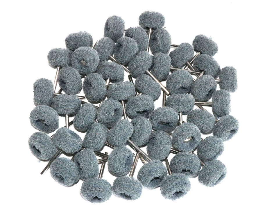 50PCS Abrasive Buffing Polishing Wheel Set for Rotary Tools,Non-Woven scouring