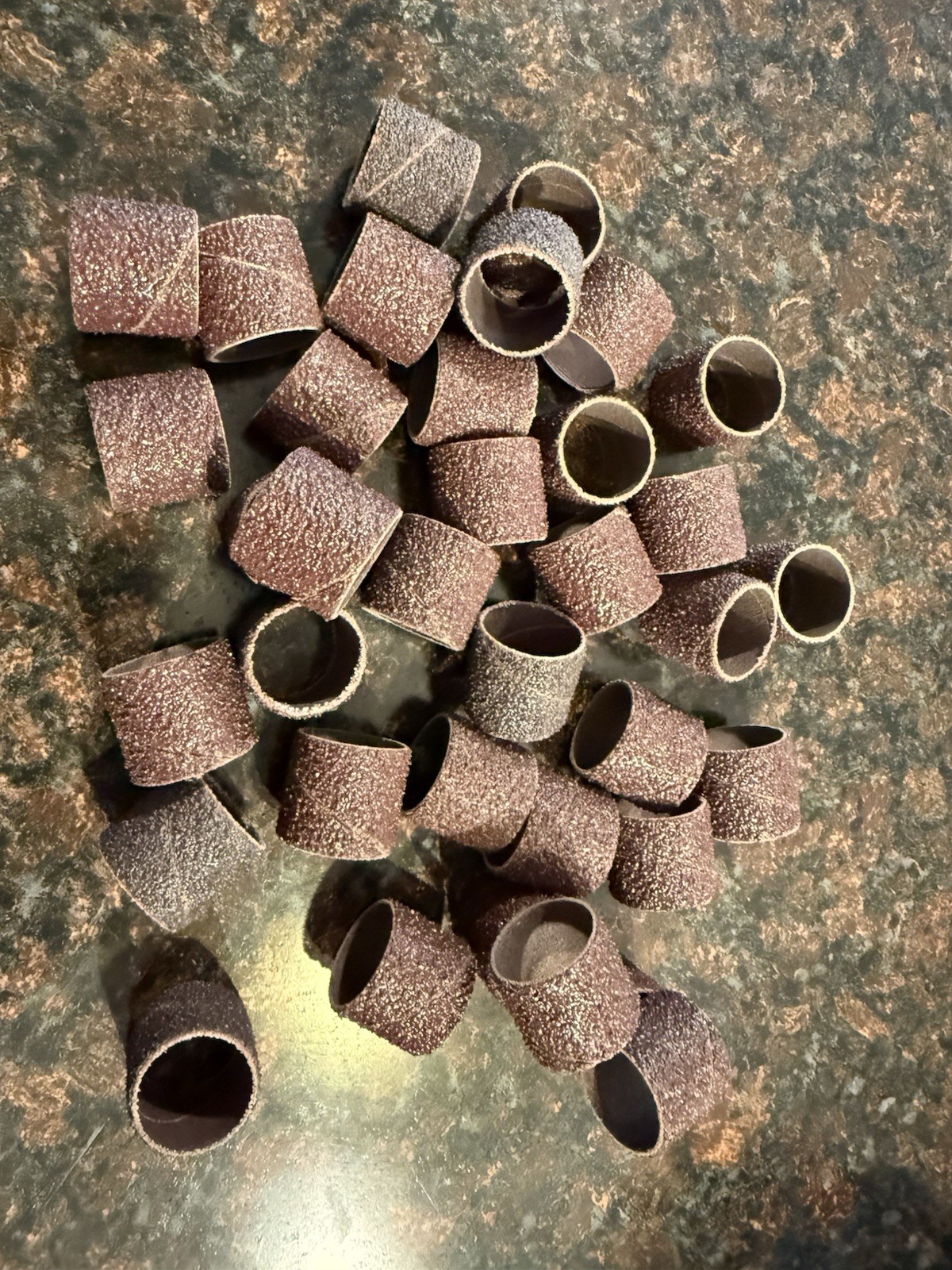 Lot of 36 Drum Sanding Sleeves 1” x 1” Sanding Bands for Spindle Sander