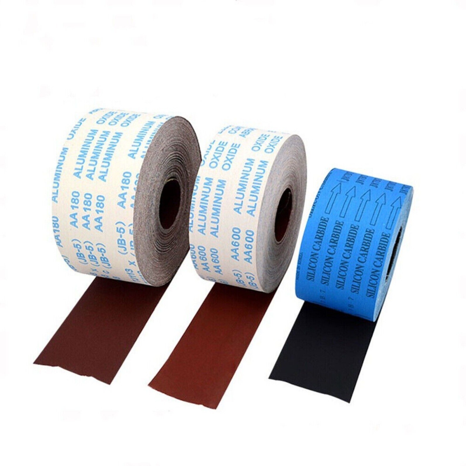 4” 100mm Wide Emery Cloth Roll Aluminium Oxide Sanding Sandpaper 60 – 1000 Grit