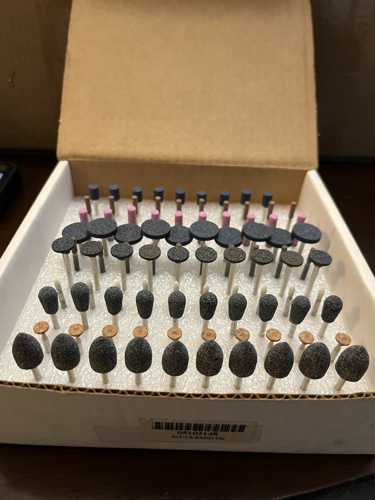 99 Pc 1/8” mounted Stones