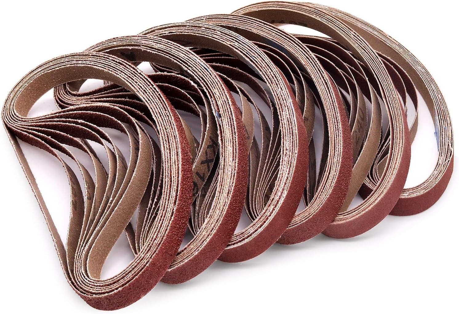 High-Performance 48 PCS Sanding Belts – 1/2×18 Inch for Wood, Metal & Plastics