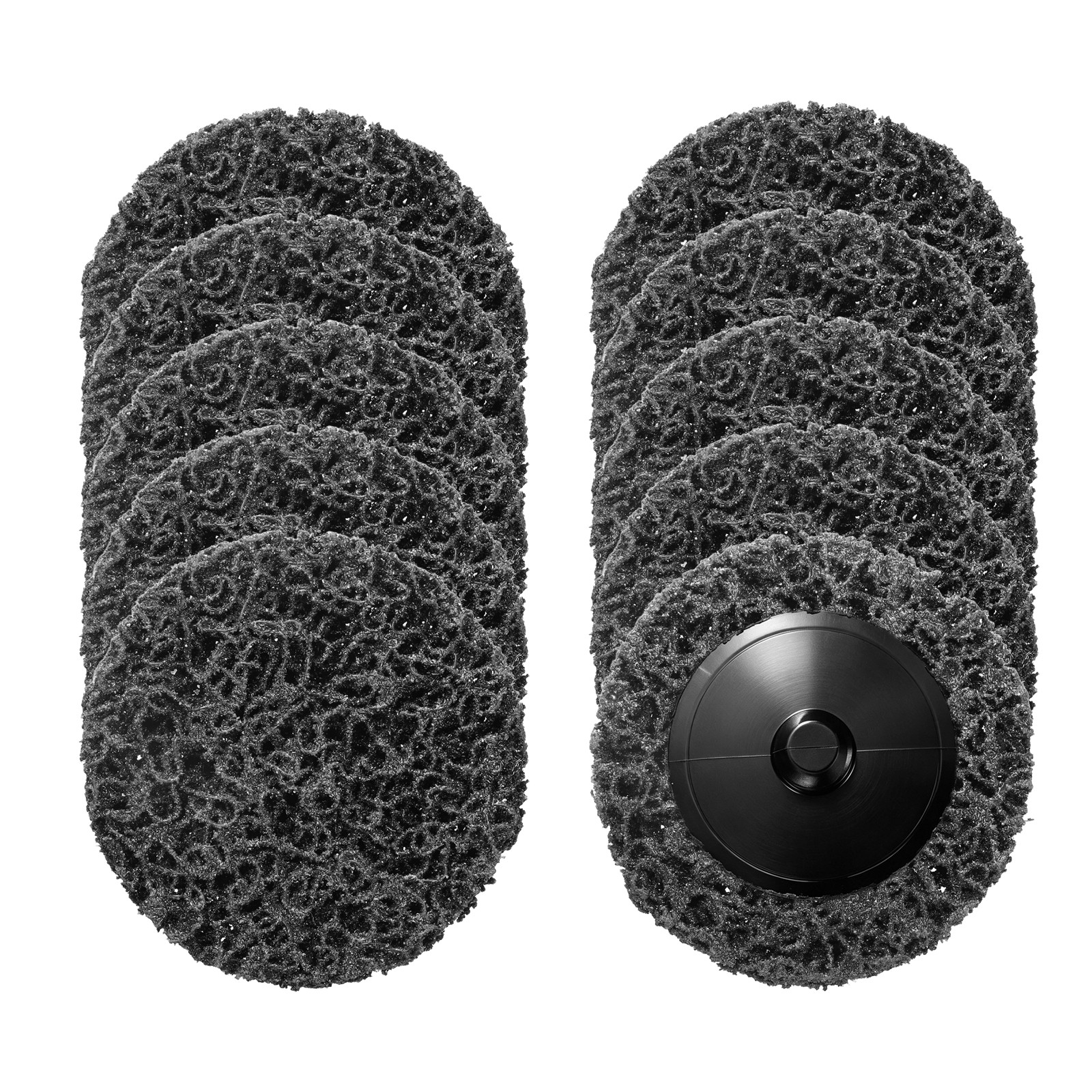 10 Pcs Diamond Sanding Discs 3″/7.6 Cm, Medium Coarse Disc, Black