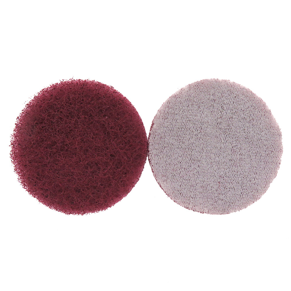 1″2″3″4″5″6″7″ In Scouring Pad Hook & Loop Nylon Fiber Sanding Discs P240-P3000