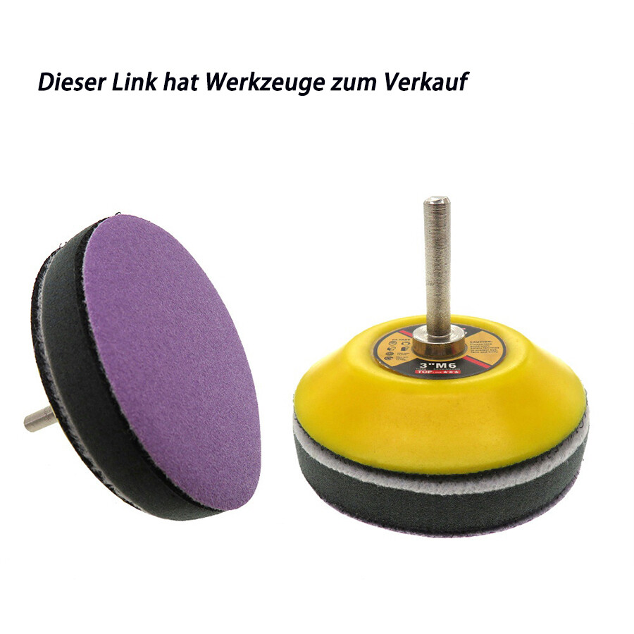 3″ 75mm Grinding Wheels Disc Sanding Papers Wheel Pads Grain P60-P10000 Wet/Dry