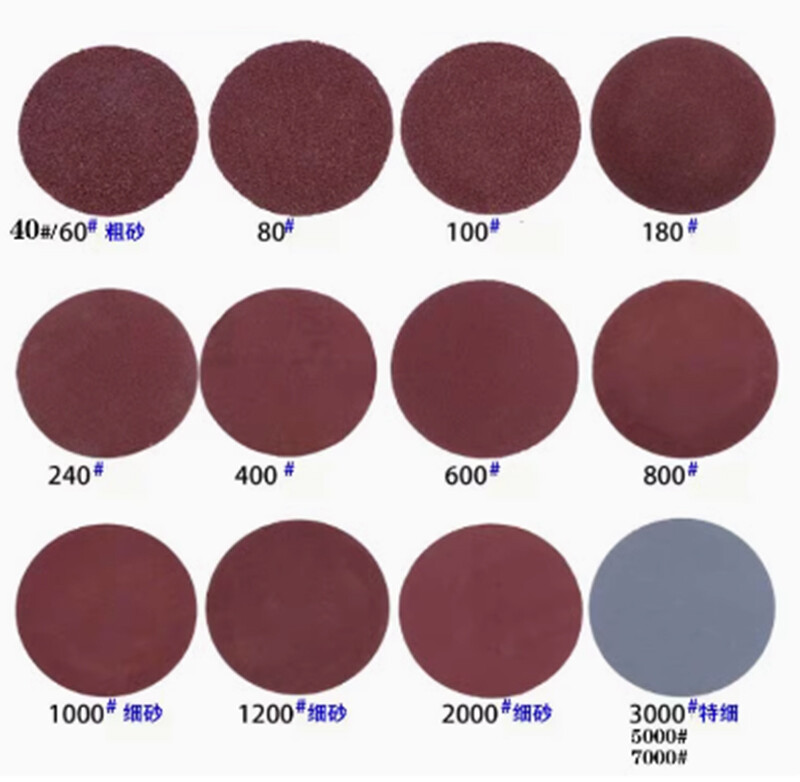 50mm Sanding Discs Pads Sandpaper 2 inch Orbital Hook and Loop Grit 40-2000