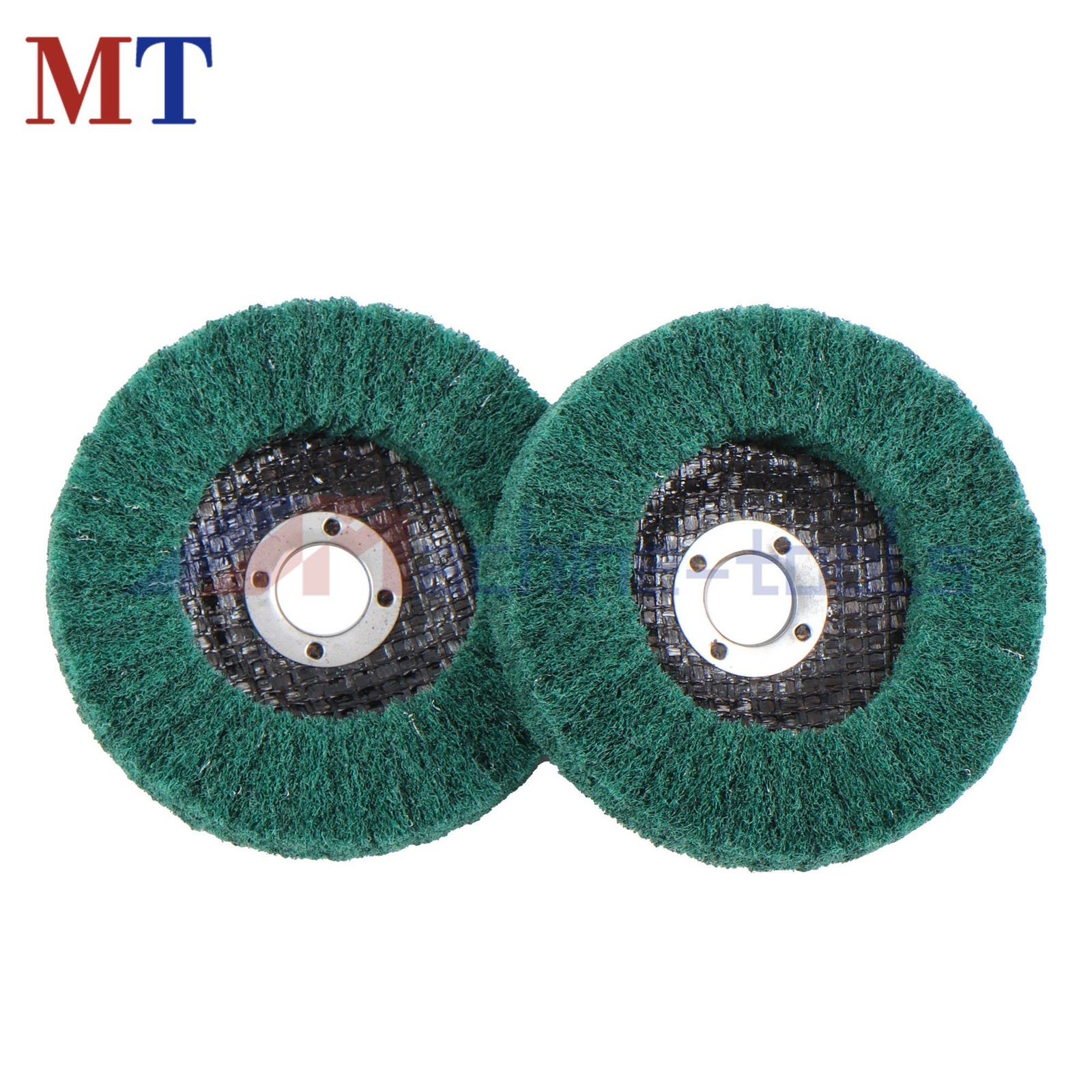 10 Pcs 180 & 320 Grit 4 Inch Scour Flap Discs Scouring Pad Polishing Wheel