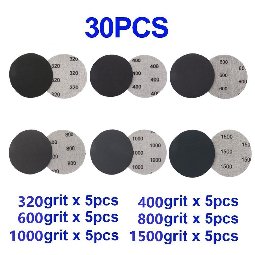 Sandpaper Sandpaper Sheet Wet/Dry 1 Set 3in/75mm Fine Grit Grit 320-1500