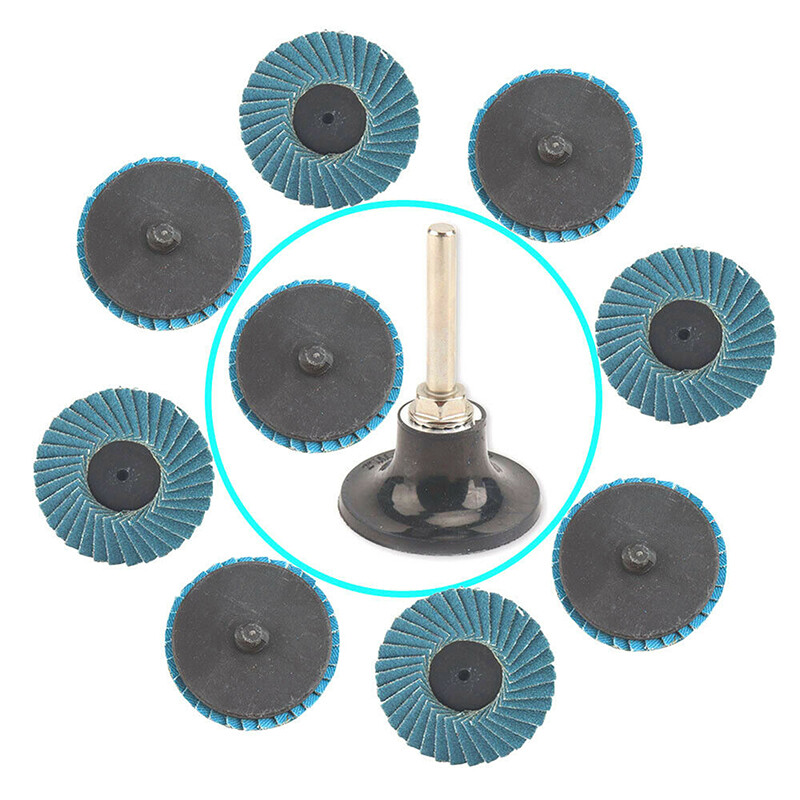 5/10/20PCS 2″ 40-120Grit Flap Sanding Disc Grinding Abrasive Angle Grinder Wheel