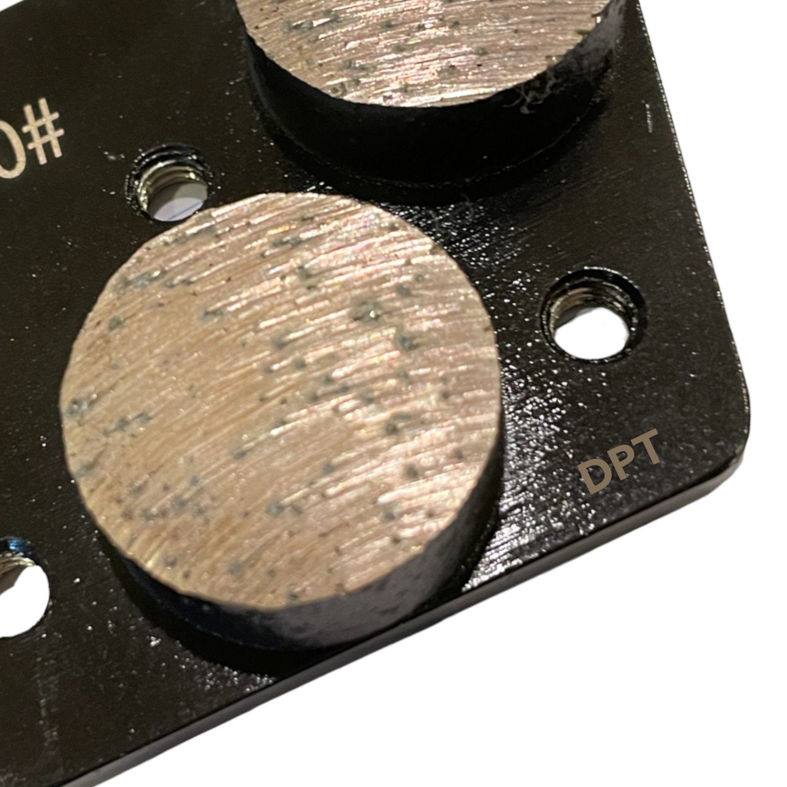 3 Pack Trapezoid Grinding Discs For Bolt on Concrete Grinders Soft Bond 30 Grit