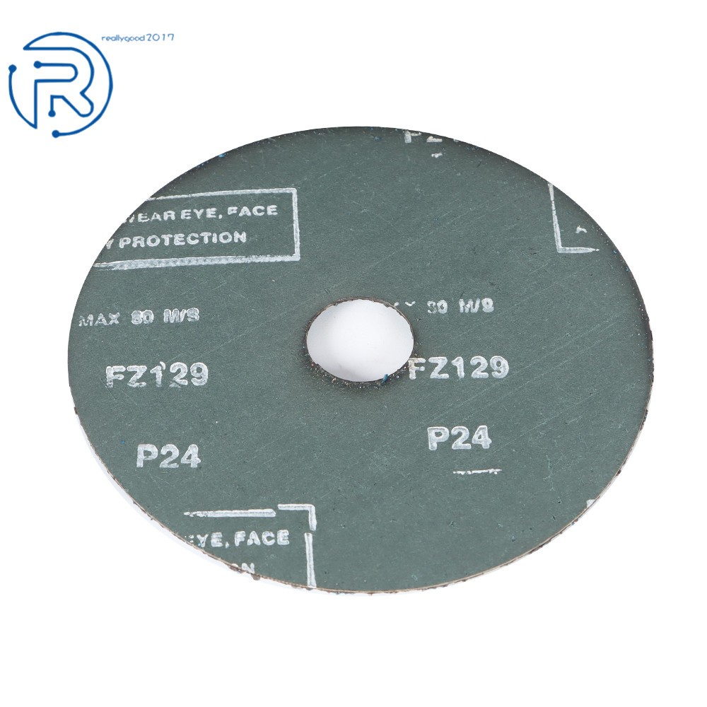 25Pcs 24 Grit and 36 Grit Zirconia Resin Fiber Disc Grinding And Sanding Discs