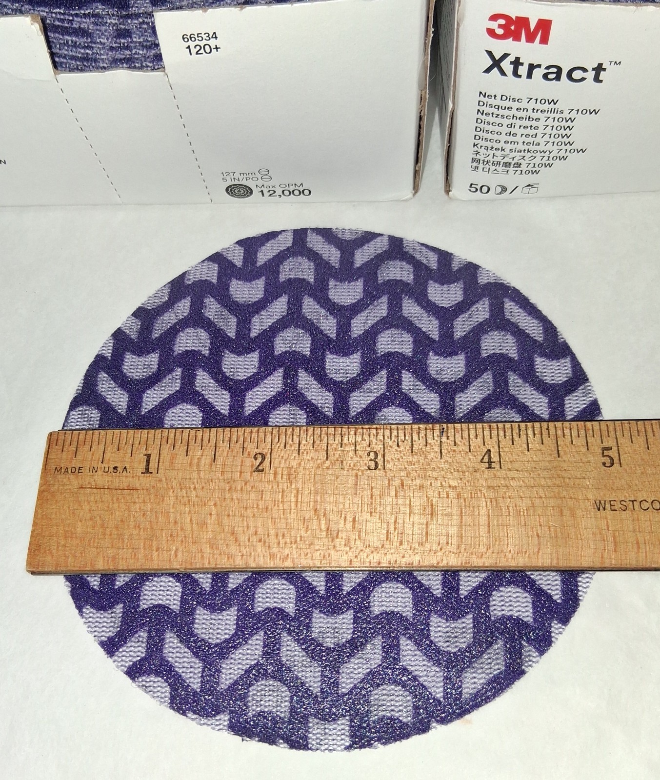3M Xtract 710W – 66534 – 120+ Orbital Sanding Disks – 2 Boxes of 50 Each
