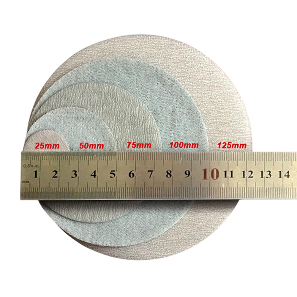 50mm Dry Abrasive Sanding Disc 2″ Hook & Loop Polished Sandpaper 60#-1000# Grit