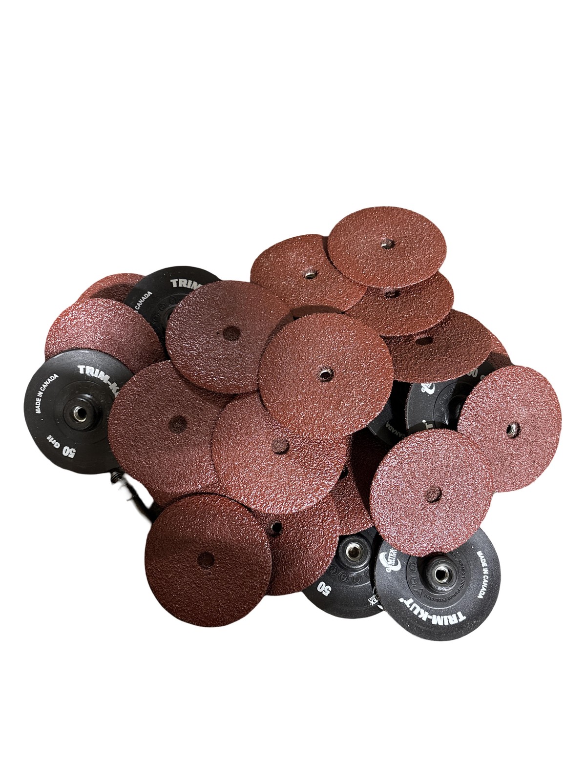 Gemtex 3″ 50 Grit Aluminum Oxide Type A Resin Fiber Disc 25 Pack