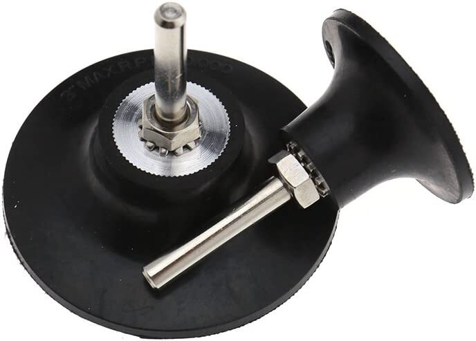 2PCS 3inch Roll Lock Rotary Sanding Disc Pad Holder 1/4″ Shank for Die Grinder