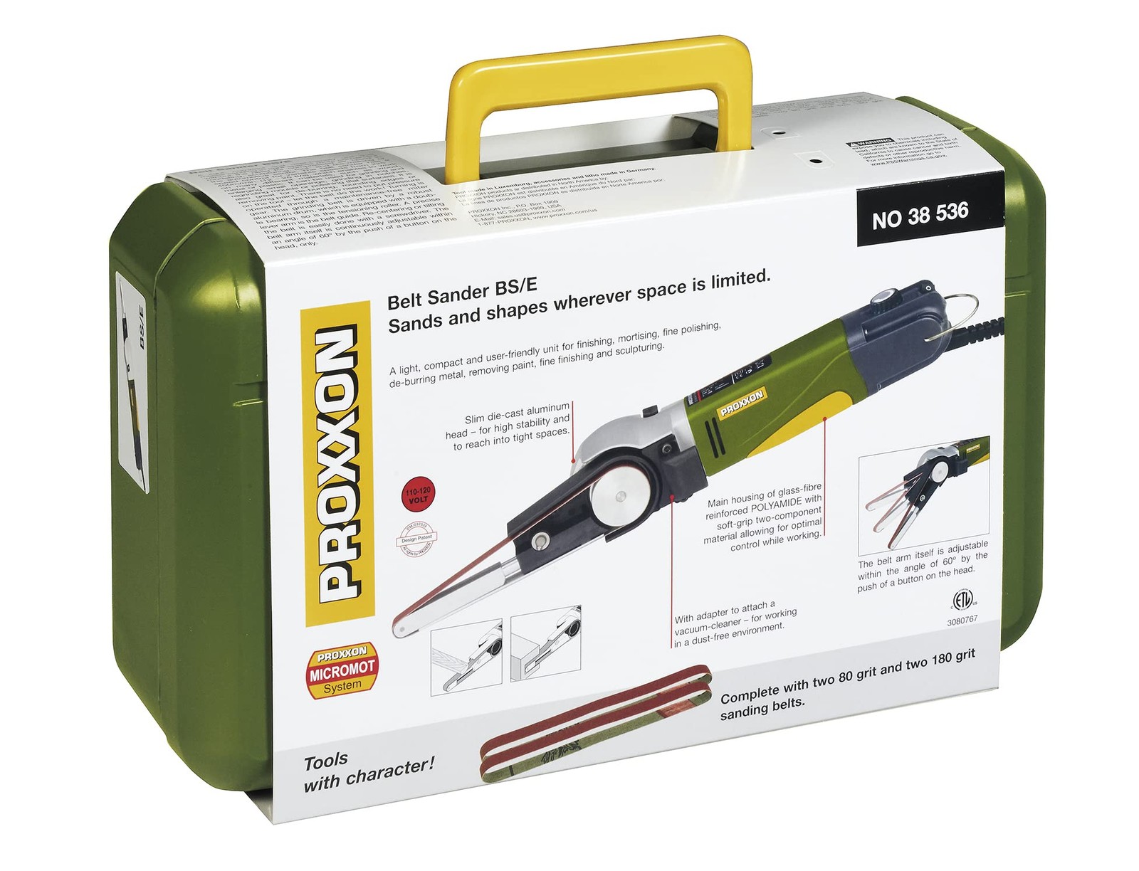 Proxxon 38536 BSL 115/E Belt Sander Green