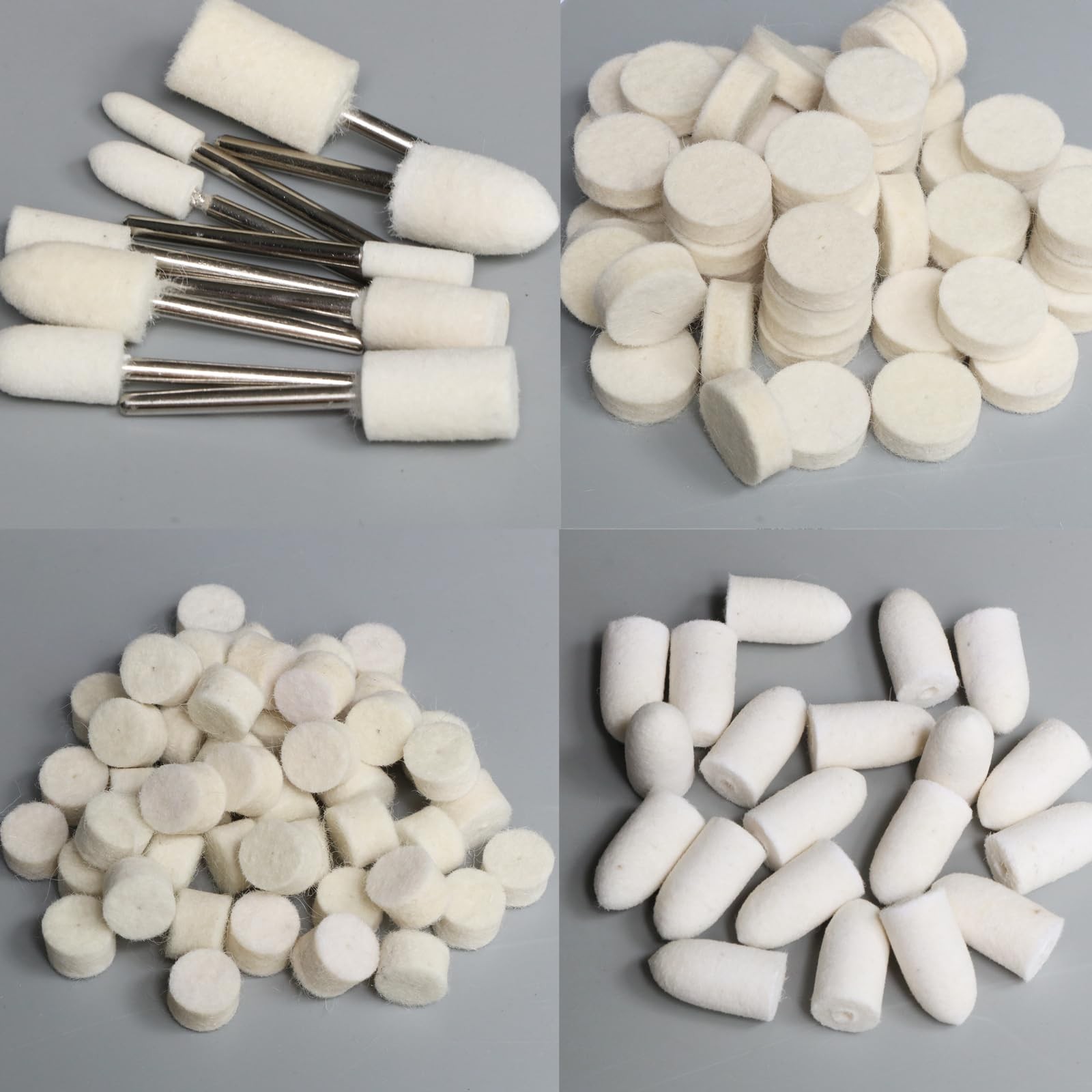 145Pcs Abrasive Polishing Buffing Wheel Set Metal Glass Stone for Rotary Tools