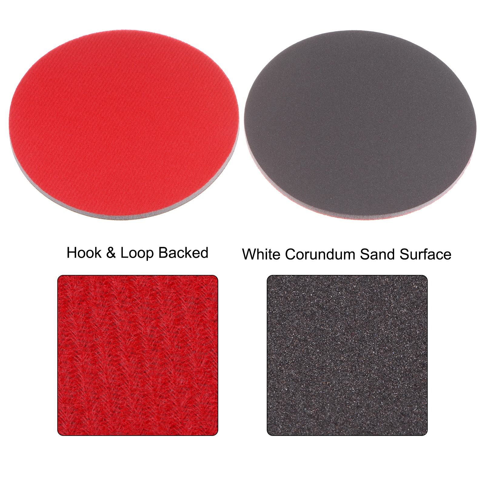 30pcs 1500 Grit Sanding Sponge 6 Inch Hook Loop Sponge Sanding Disc Wet/Dry